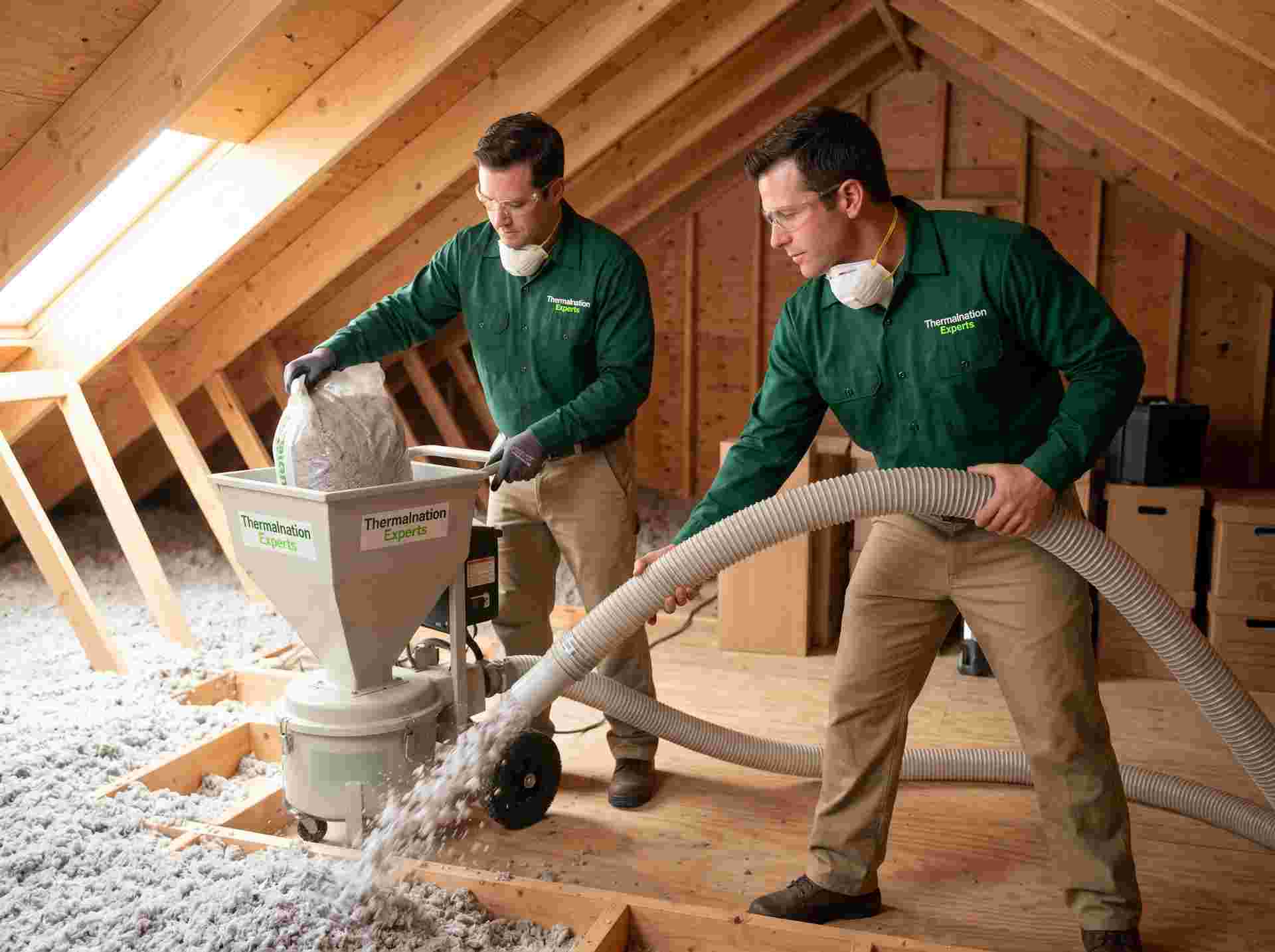 Attic Insulation in Burbank