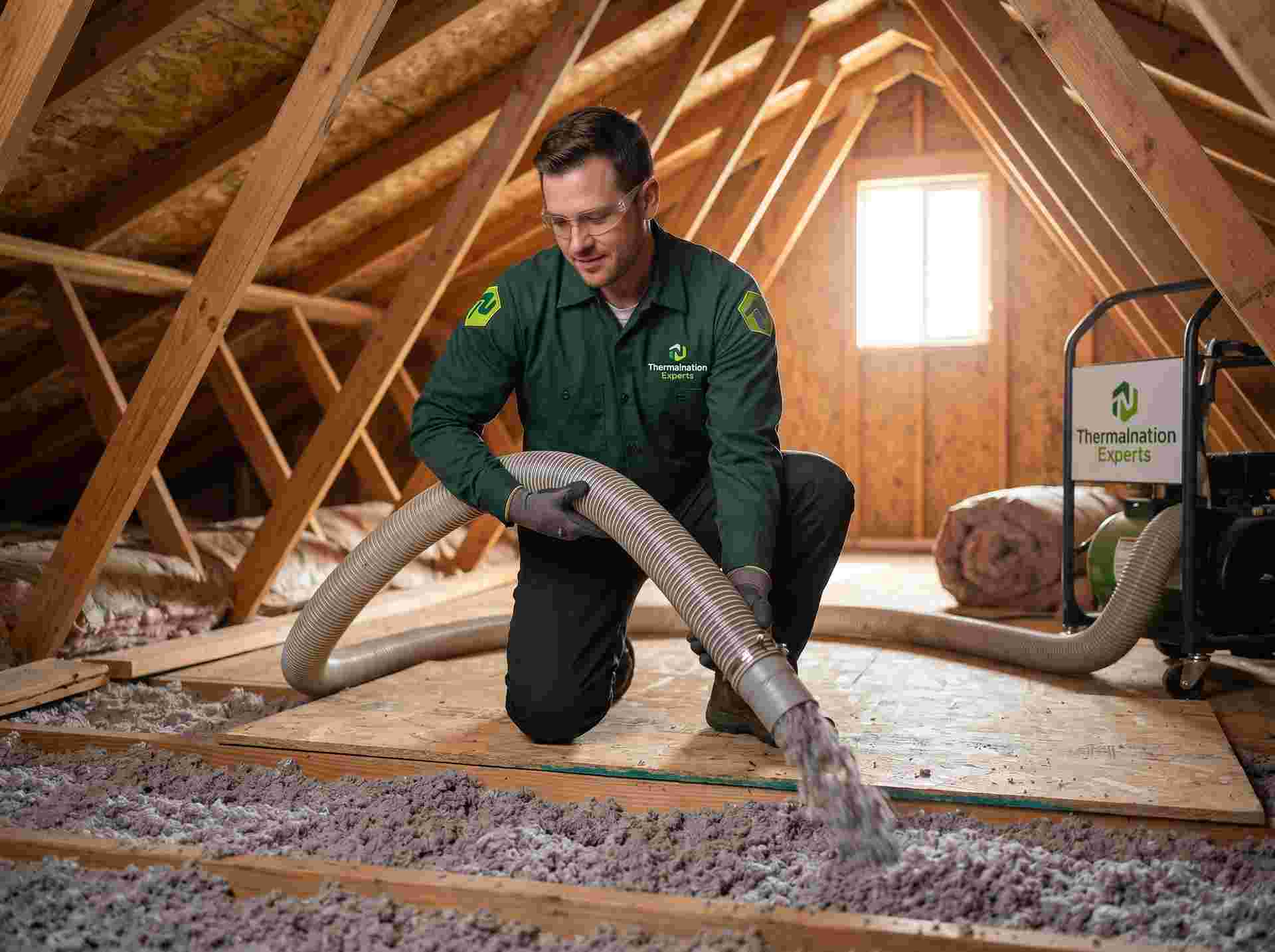 Attic Insulation in Riverside