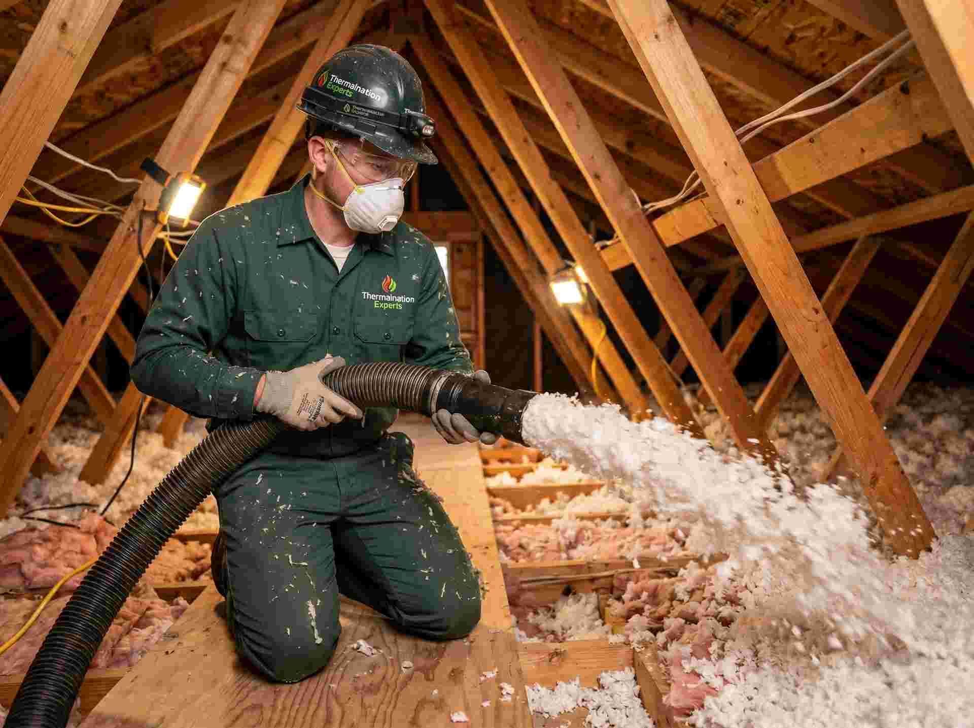 blown-in insulation